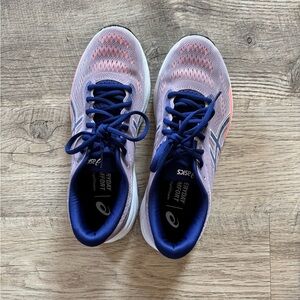 ASICS Women's Running Shoes - Pink and Blue